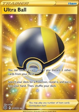 Ultra Ball - Brilliant Stars (Secret Rare) [BRS-186]