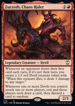 Zurzoth, Chaos Rider - Commander: Streets of New Capenna (Rare) [NCC-278]