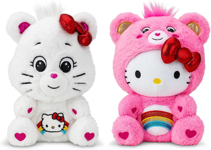 Care Bears X Hello Kitty 25 cm Plush 2 Pack