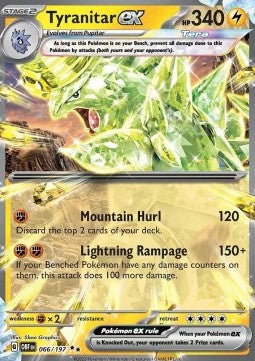 Tyranitar ex - Obsidian Flames (Double Rare) [OBF-066]
