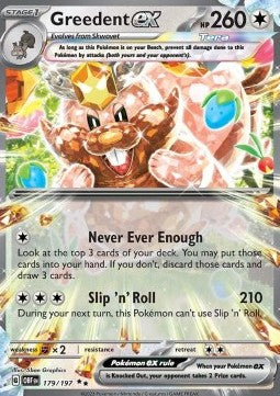 Greedent ex - Obsidian Flames (Double Rare) [OBF-179]