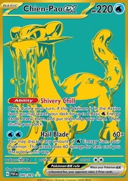 Chien-Pao ex - Paldean Fates (Secret Rare) [PAF-242]