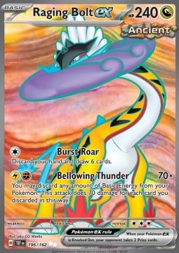 Raging Bolt ex - Temporal Forces (Ultra Rare) [TEF-196]