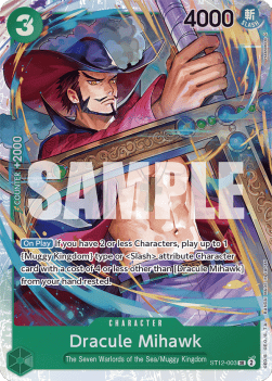 Dracule Mihawk (ST12-003) - Starter Deck: Zoro & Sanji (Super Rare) [ST-12-003]