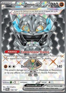 Cornerstone Mask Ogerpon ex - Twilight Masquerade (Ultra Rare) [TWM-199]
