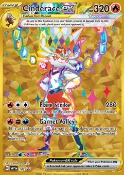 Cinderace ex - SV Black Star Promos (Promo) [SVP-163]