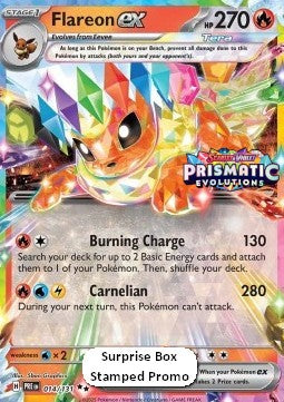 Flareon ex - Prismatic Evolutions: Additionals (Promo) [xPRE-014]