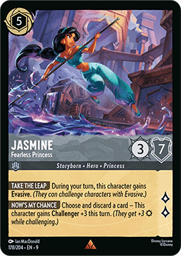 Jasmine - Fearless Princess (V.1) - Fabled (Rare) [9FAB-178]
