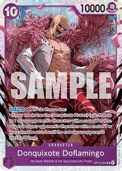 Donquixote Doflamingo (OP14-069) (V.1) - The Azure Sea's Seven (Super Rare) [OP14-069]