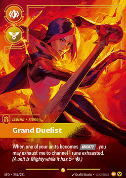 Fiora, Grand Duelist (V.2 - Showcase) - Spiritforged (Showcase) [SFD-251]