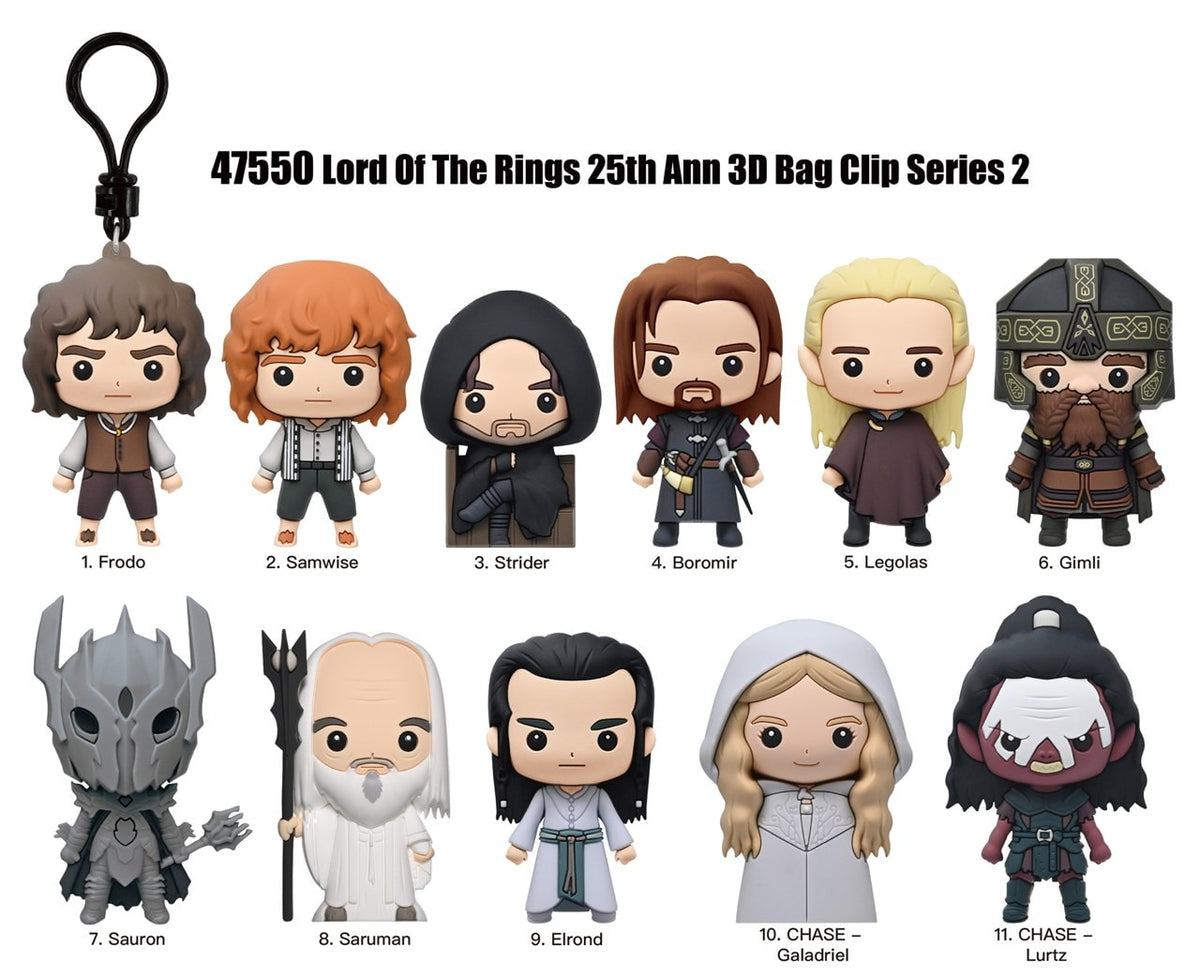 Monogram Lord Of The Rings 3D Foam Bag Clips Series 2 Blind Bag