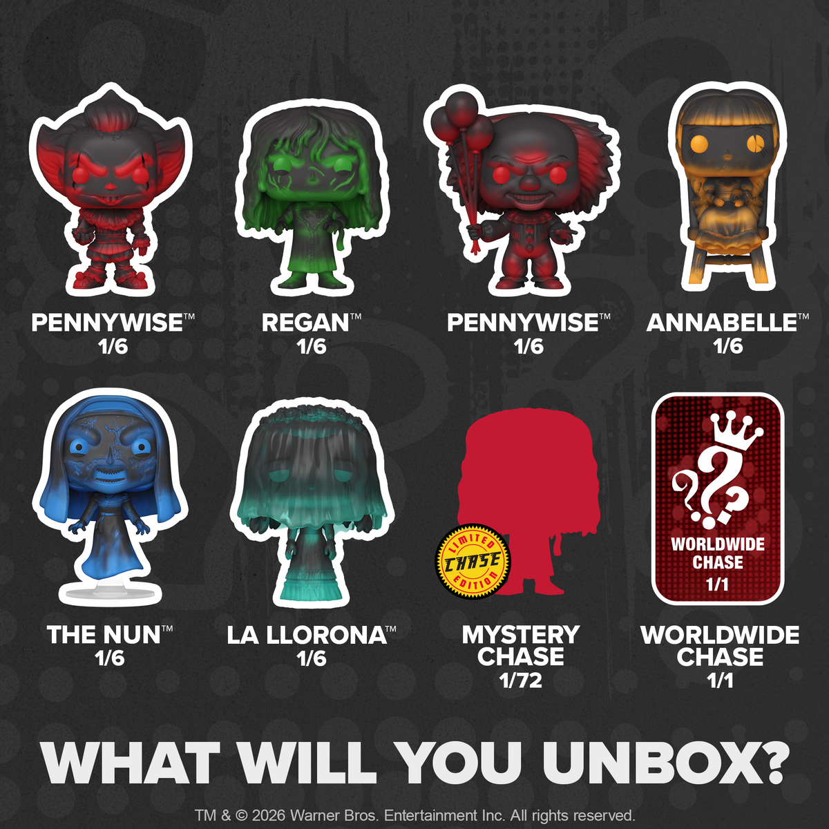 Pop! Warner Brothers Mystery Horror Pop