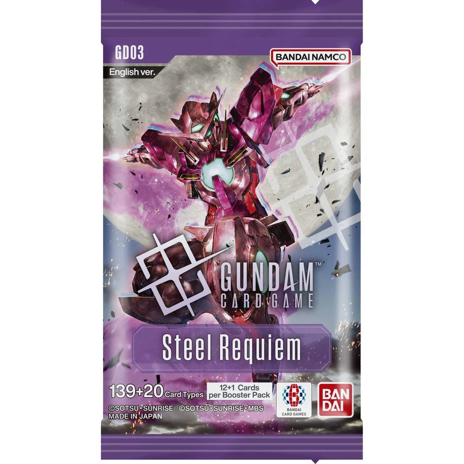 Gundam Card Game Steel Requiem Booster Pack GD03