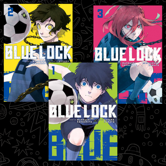 Blue Lock Volumes 1, 2 & 3 Bundle