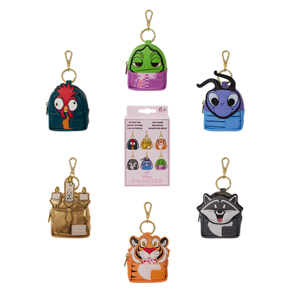 Disney Princess Sidekicks LF Mystery Mini Backpack Keychain Charm Blind Box