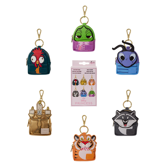 Disney Princess Sidekicks LF Mystery Mini Backpack Keychain Charm Blind Box