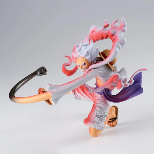 One Piece Banpresto Monkey D Luffy Gear 5 Battle Record Collection Figure