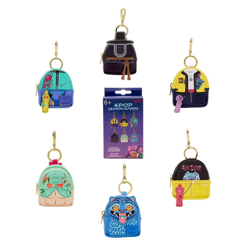 K-Pop Demon Hunters LF Mystery Mini Backpack Keychain Charm Blind box