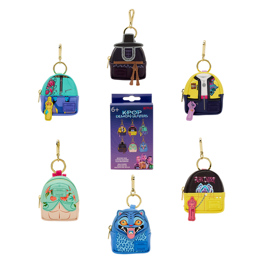 K-Pop Demon Hunters LF Mystery Mini Backpack Keychain Charm Blind box