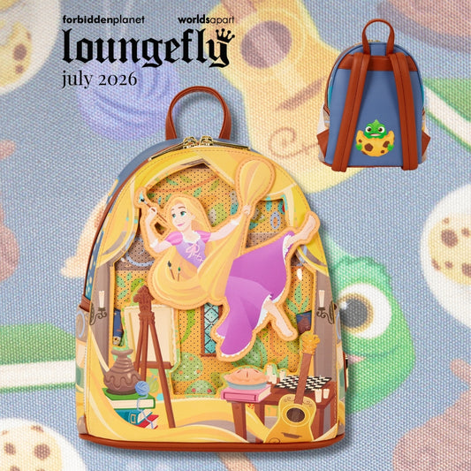 LF Disney Tangled Rapunzel Painting Mini Backpack