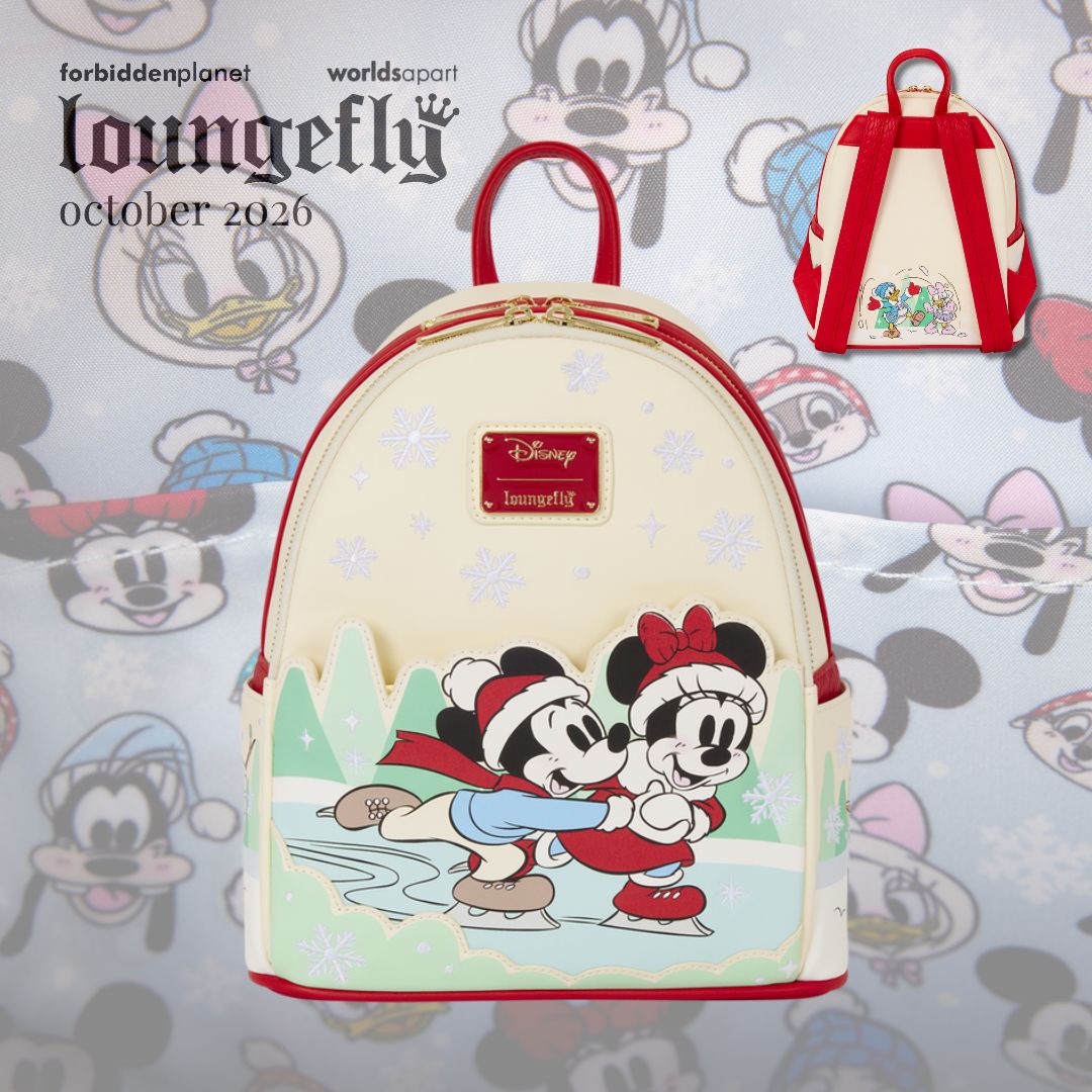 Disney Mickey & Friends Ice Skating Mini Backpack With Headband
