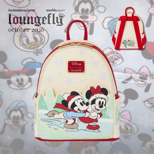 Disney Mickey & Friends Ice Skating Mini Backpack With Headband