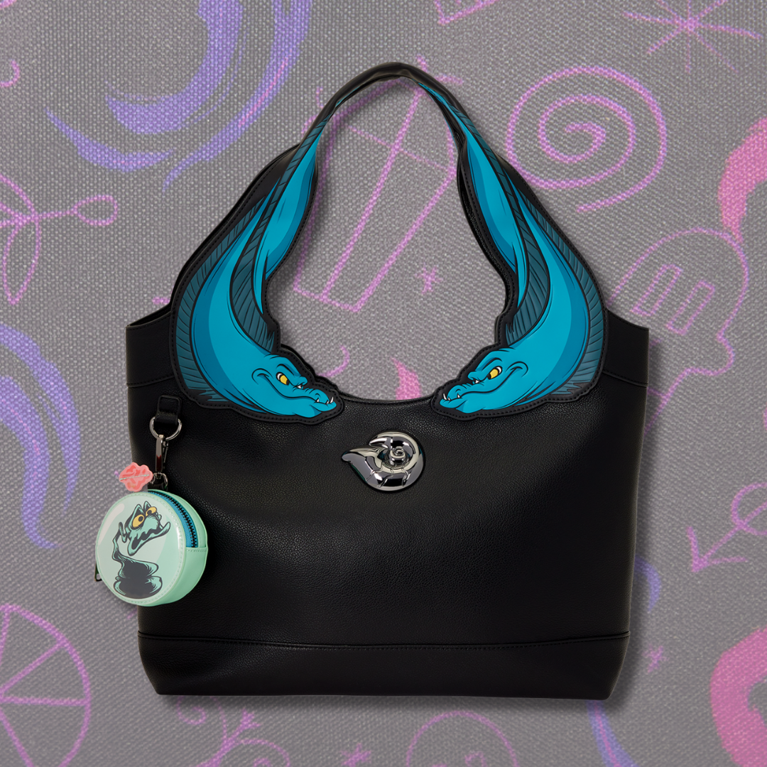 LF Disney The Little Mermaid Flotsam & Jetsam Handbag w/Coin