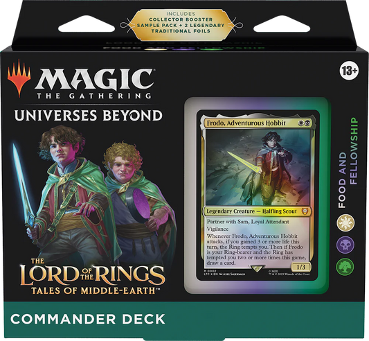 MTG Lord of the Rings Tales of Middle-Earth Commander Deck Food and Fellowship