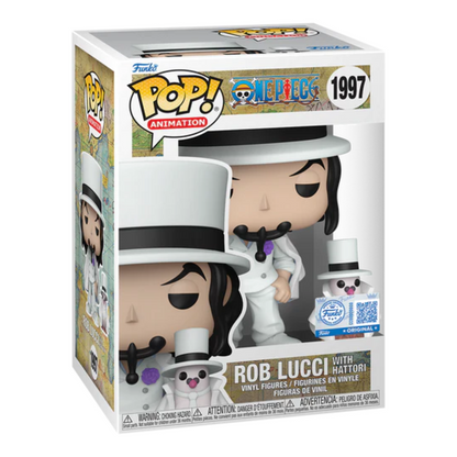 Pop! Animation Rob Lucci with Hattori - One Piece Exclusive
