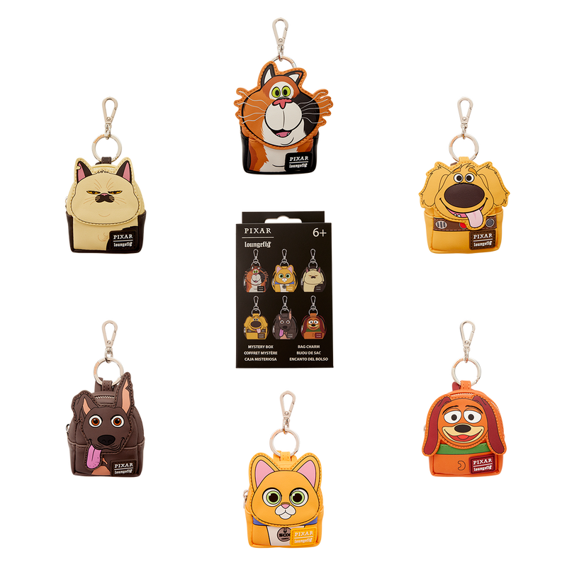 Disney Pixar Dogs & Cats LF Mystery Mini Backpack Keychain Charm Blind Box