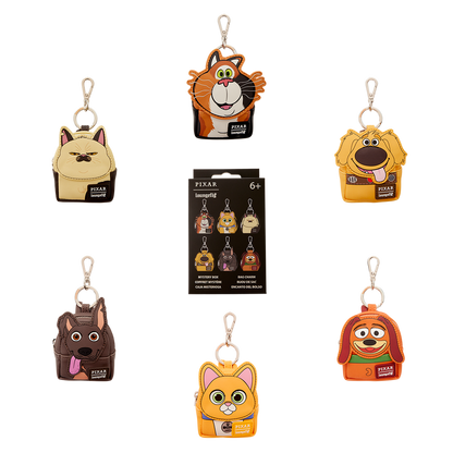 Disney Pixar Dogs & Cats LF Mystery Mini Backpack Keychain Charm Blind Box
