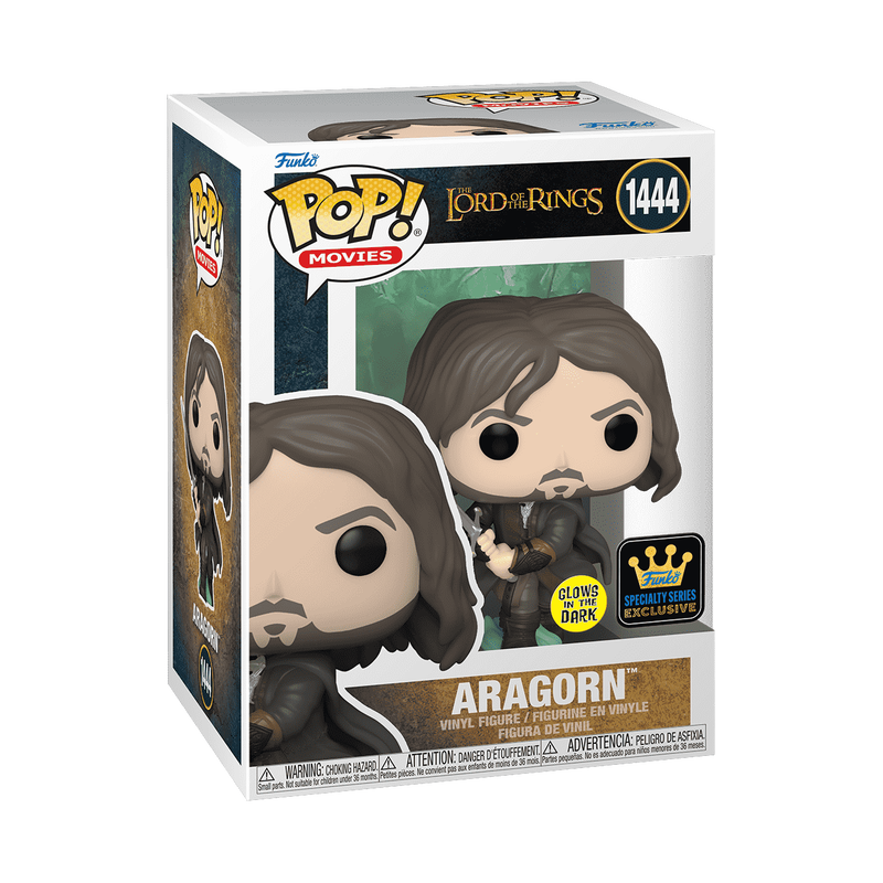 Movies Pop! Vinyl Lord Of The Rings Aragorn Glow in the Dark Exclusive