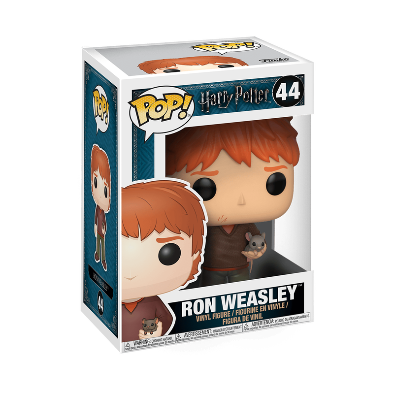 Movies Pop! Vinyl Harry Potter Ron Weasley with Scabbers