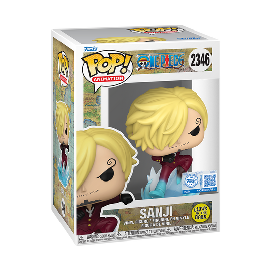 Animation Pop! One Piece Sanji Raid Glow Exclusive