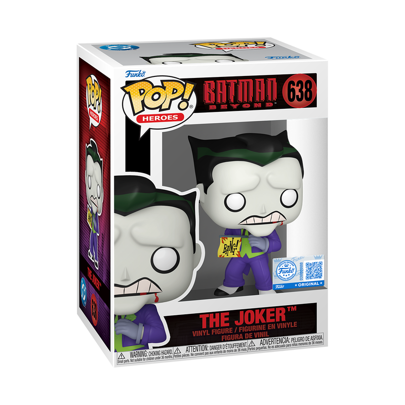 DC Comics Pop! Vinyl The Joker w/Bang Flag Exclusive