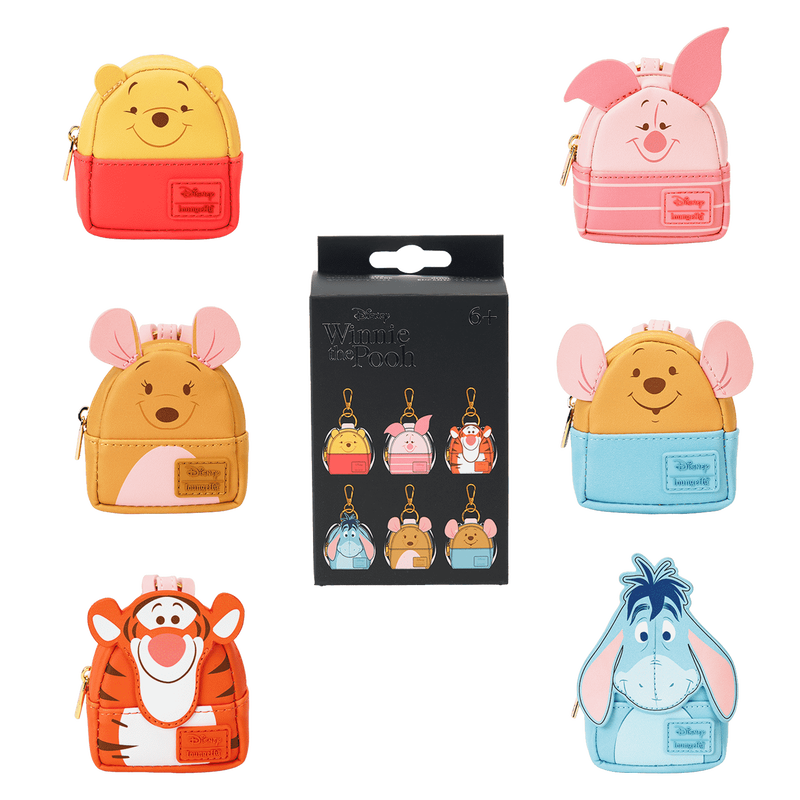 Disney Winnie The Pooh LF Mystery Mini Backpacks Keychain Charm Blind Box