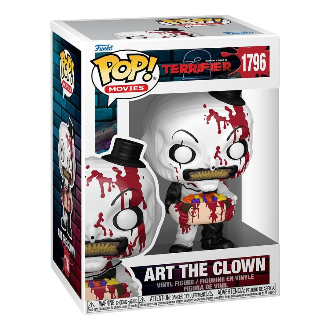 Movies Pop Vinyl Terrifier 2 Art the Clown w/Head