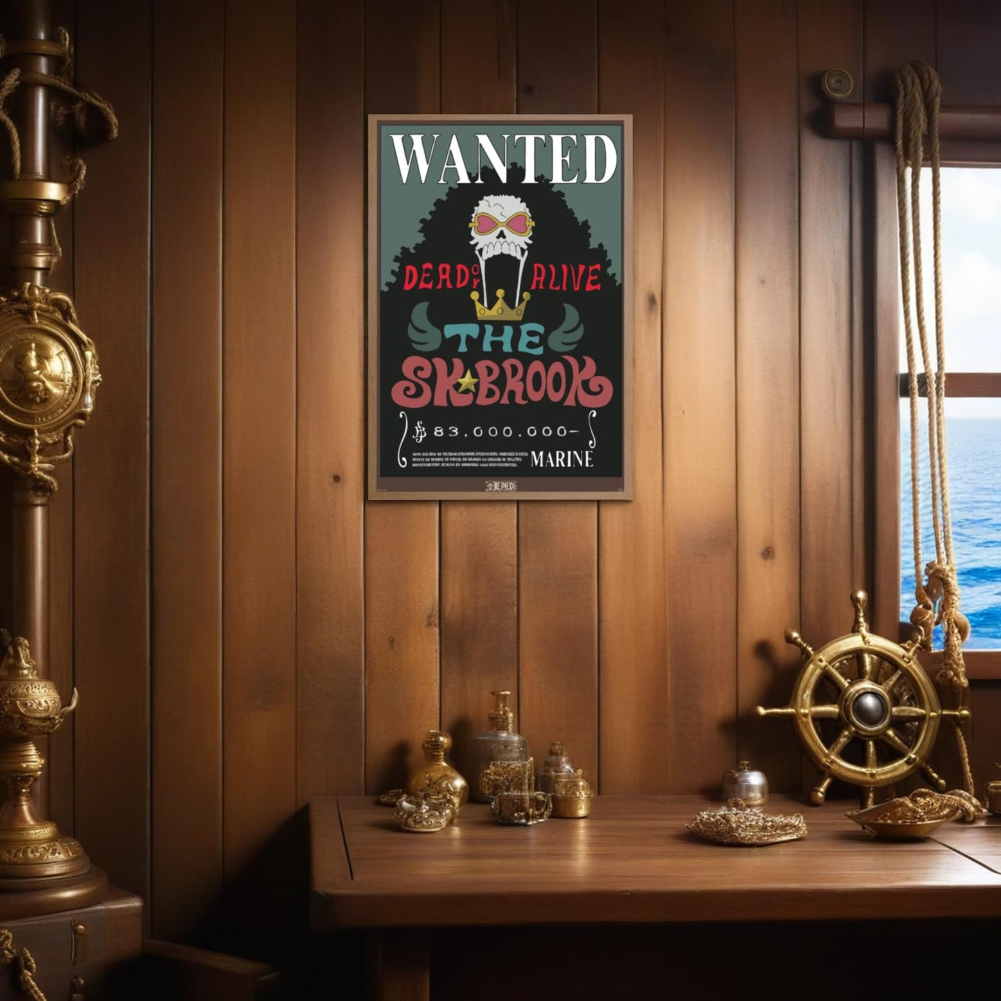 GB eye One Piece Wanted Brook 61 x 91.5cm Maxi Poster