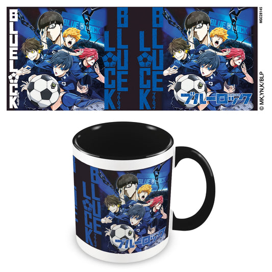Blue Lock (Chains) 11oz/315ml Coloured Inner and Handle Ceramic Mug