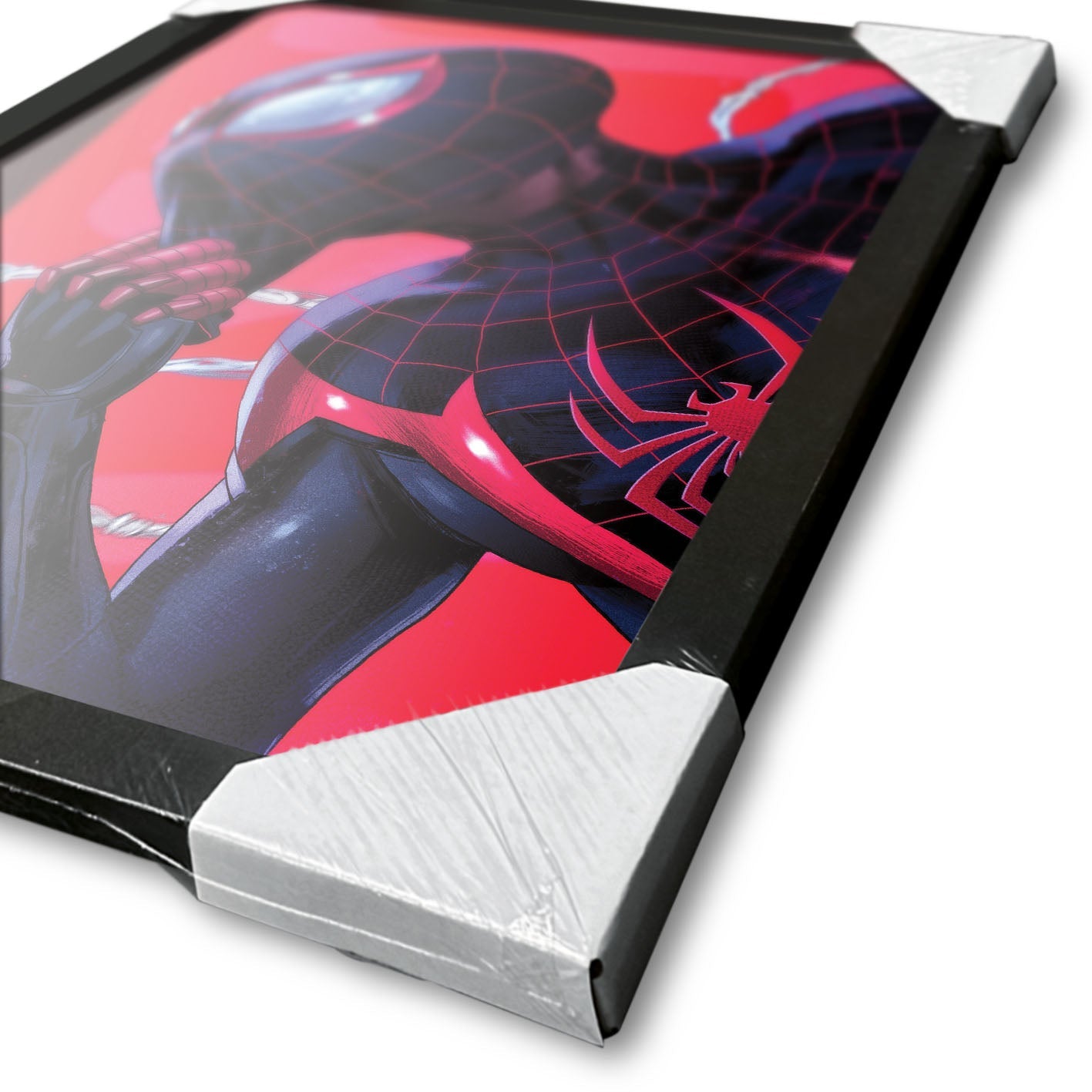 Spider-Man (Red Background) Framed 30x40cm Print