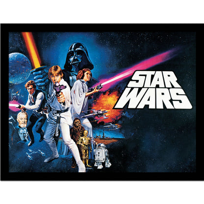 Star Wars (A New Hope Montage) Framed 30x40cm Print
