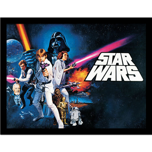 Star Wars (A New Hope Montage) Framed 30x40cm Print