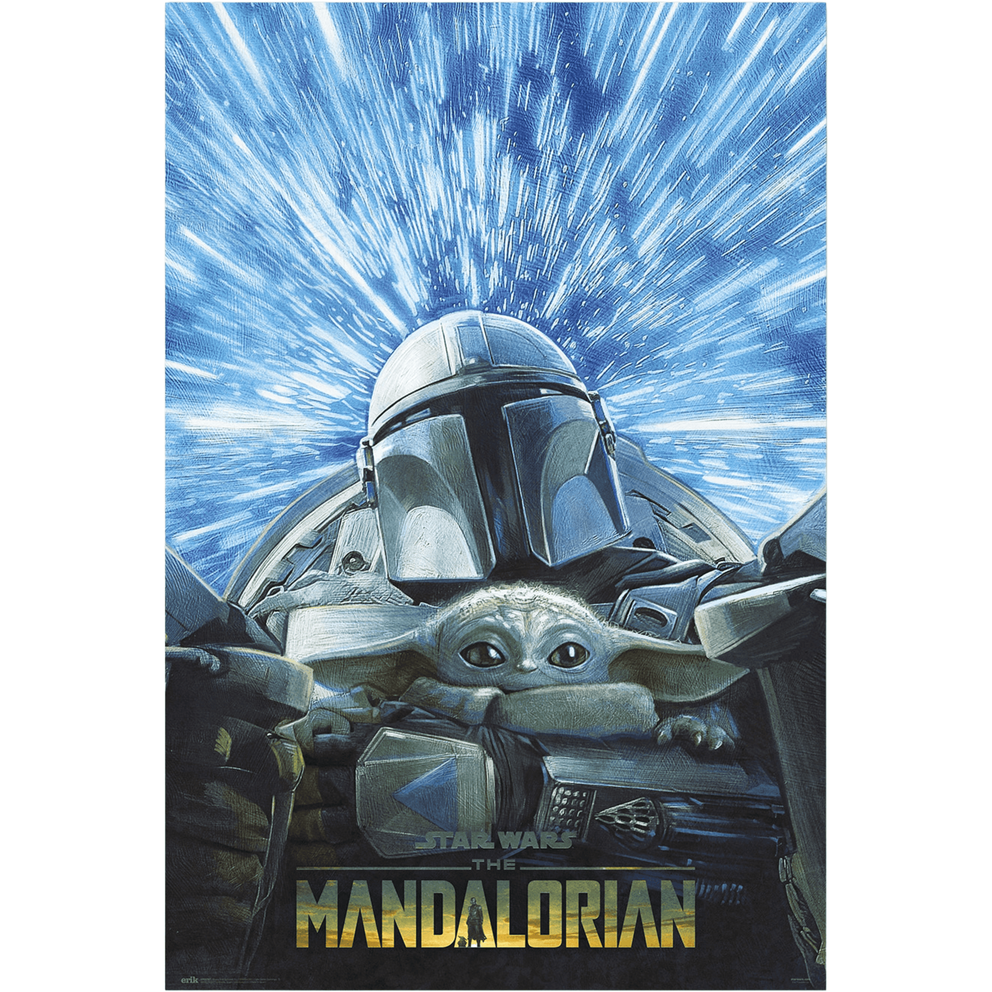 Erik The Mandalorian Hyper Space 61 x 91.5cm Maxi Poster