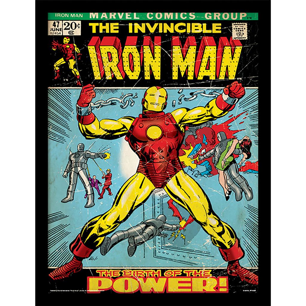 Iron Man (Birth Of Power) Framed 30x40cm Print