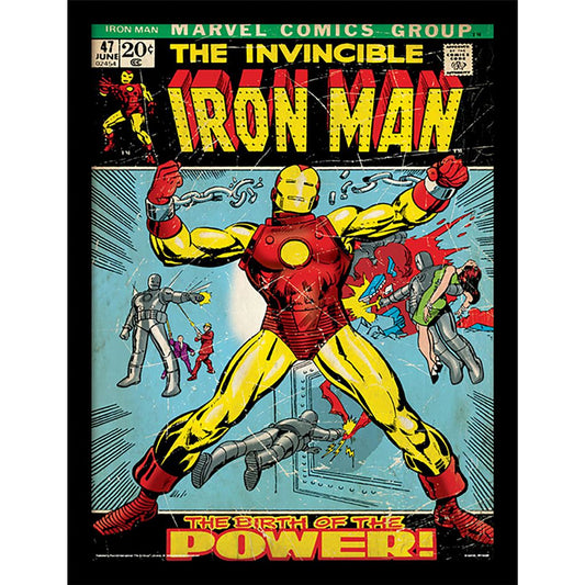 Iron Man (Birth Of Power) Framed 30x40cm Print