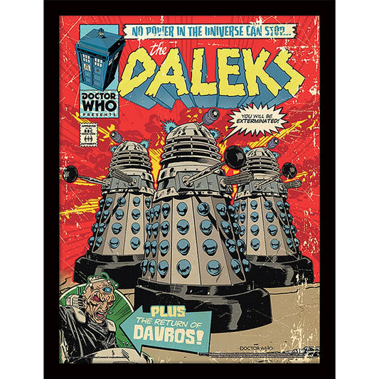 Doctor Who (The Daleks Comic) Framed 30x40cm Print