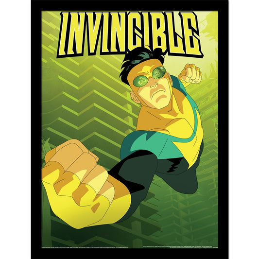 Invincible (Fly Punch) Framed 30x40cm Print