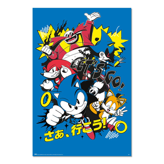 Erik Sonic Manga Style 61 x 91.5cm Maxi Poster