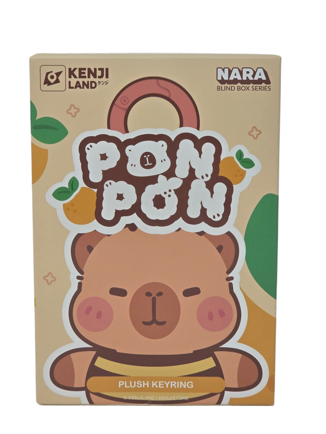 Kenji Nara Pon Pon Capybara Plush Keyring Blind Box