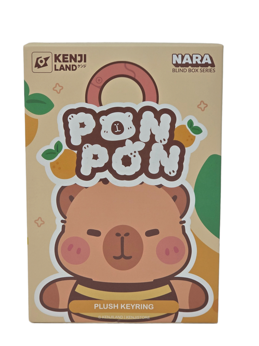 Kenji Nara Pon Pon Capybara Plush Keyring Blind Box